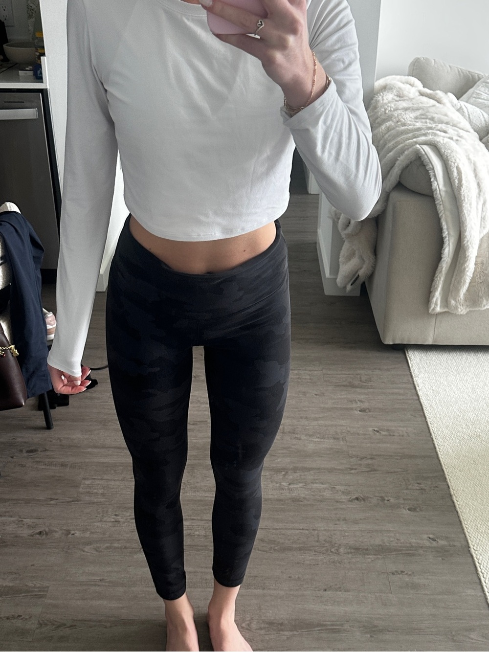 Lululemon Black Camouflage Align Leggings